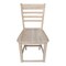 International Concepts Roma Counter Height Stool, 24" Seat Height, Unfinished S-3102 - alternate 3